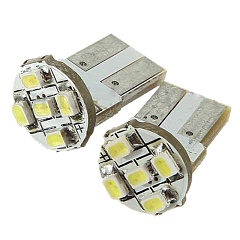 Светодиод 12V5W без цоколя (5 диодов) БЕЛЫЙ SMD обманка