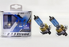Лампы H7 12V60/55W BLUE LIGHT HOD XTREME 5000K (2шт)