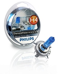 Лампы H4 12V60/55W PHILIPS Diamond Vision (2шт)