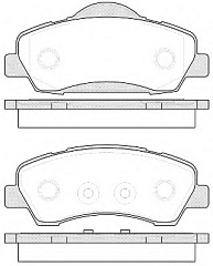 Колодки передние для Citroen C-Elisse 1.2/1530.00/REMSA