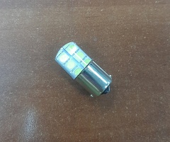Светодиод 12V24W с цоколем (12 диодов) БЕЛЫЙ SMD силикагель