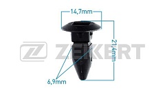 Клипса крепёжная для VAG/BE1918/ZEKKERT