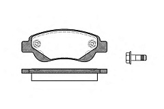 Колодки передние для Citroen C1/Peugeot 107/108/Toyota AYGO/117700/REMSA