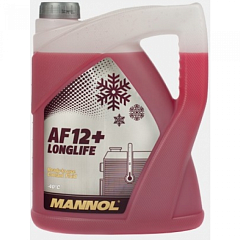 Антифриз Mannol AF-12+Longlife красный 5л.