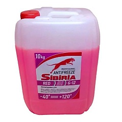 Антифриз Sibiria G-12 красный 10л.