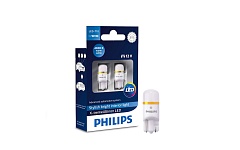 Лампы W5W LED PHILIPS X-treme Ultinon T10 4000k (2 шт)/127994000KX2