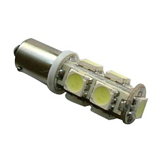 Светодиод 12V4W с цоколем (9 диодов) БЕЛЫЙ SMD