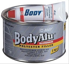 Шпатлевка Body Alu 1кг (алюминий)