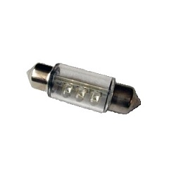 Светодиод 12V-24V пальчиковый (3 диода) КРАСНЫЙ