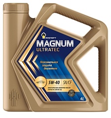 Масло Rosneft Magnum ultratec 5W40 SN/CF синт 4л.