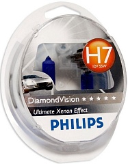 Лампы H7 12V55W PHILIPS Diamond Vision (2шт)