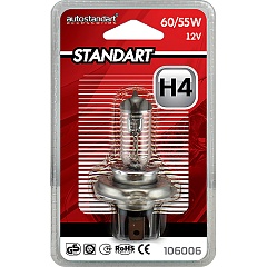 Лампа H4 12V60/55W AutoStandart (106006)