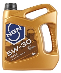 Масло NGN AGATE SL/CF (Ford/Mazda) 5W30 синт 4л