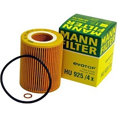 Фильтр масляный для BMW E36/39/46/60/2.0-4.0/HU9254X/MANN-FIlTER