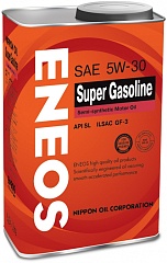 Масло ENEOS Super Gasoline 5W30 п/синт. 1л