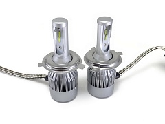 Лампы светодиодные H4 LED 5D 6500K/3000К двухцветные