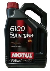 Масло Motul 6100 Synergie+ 5W40/Syn-nergy 5W40 синт. 4л