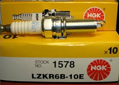 Свеча зажигания для Hyundai Solaris 11-/Kia Rio 11-/Ceed/1578/LZKR6B-10E/NGK