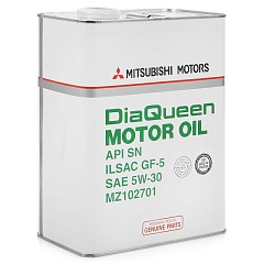 Масло MITSUBISHI 5W30 Engine Oil SN/GF-5 4л/MZ102701/MITSUBISHI